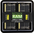 NEMIX RAM 64GB (2x32GB) DDR4 2400MHz ECC SODIMM Kit - Reliable Server