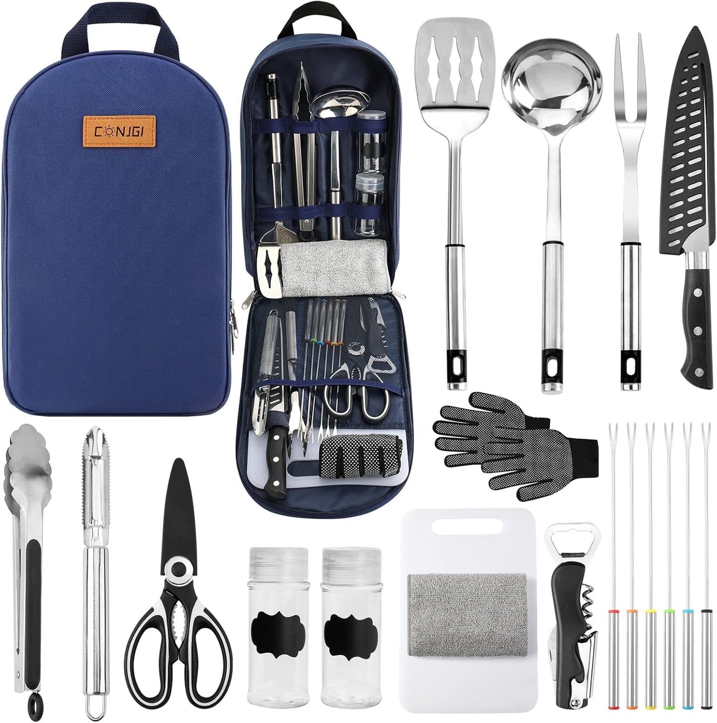 Camping Cookware Storage Bag for Utensils and Kitchenware