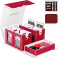 Card Deck Box for MTG Commander Display - 5 in 1 Storage Box