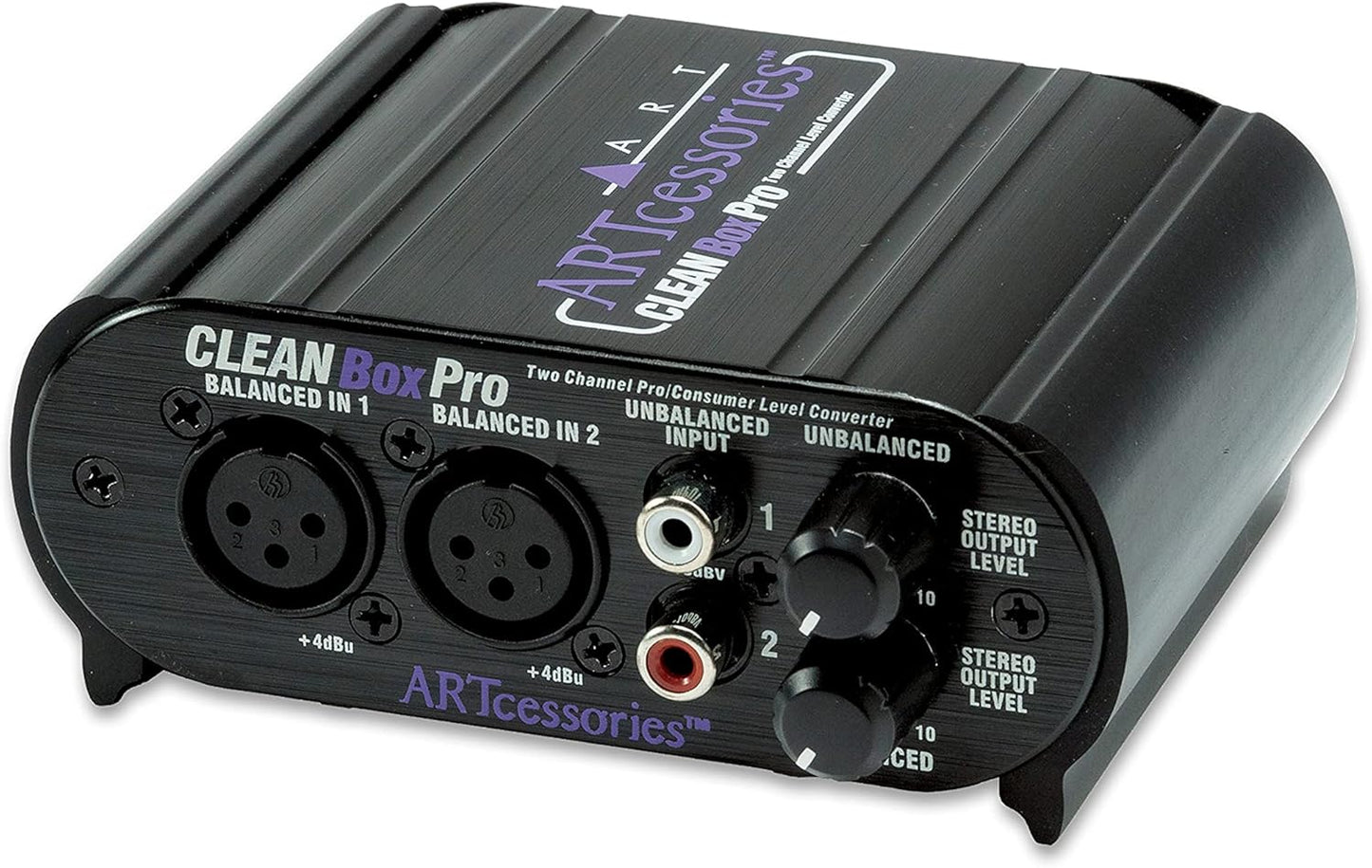 ART CLEANBox Pro Dual Channel Level Converter for Audio Needs