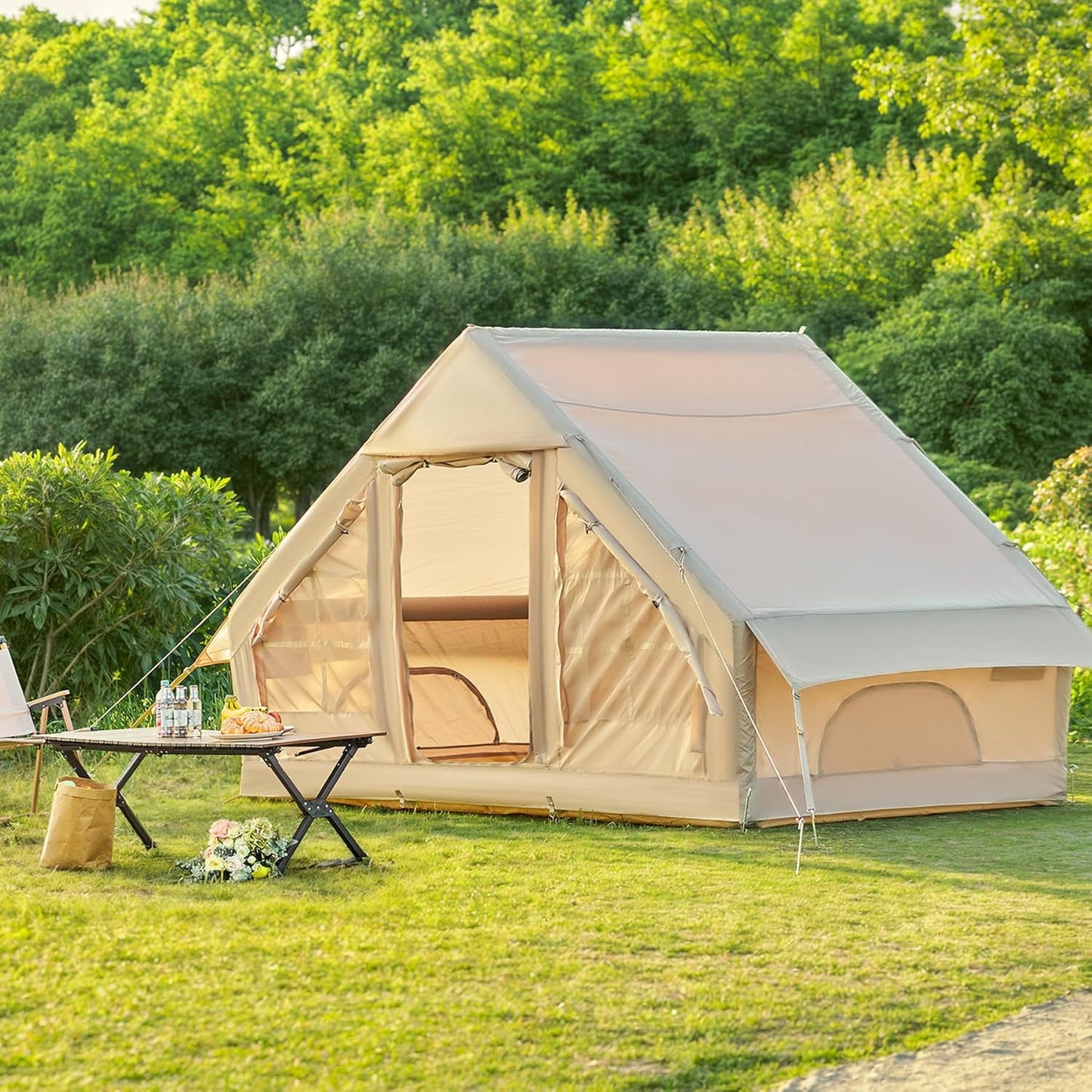 DARTMOOR 4-6 Person Waterproof Inflatable Glamping Tent