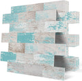 Peel and Stick Farmhouse Backsplash Tile - Easy Install Teal