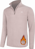 Willit Men's Fleece Pullover Quarter-Zip - Warm Everyday Layer