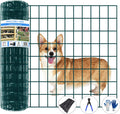 Welded Wire Fence 50ft x 24in Garden Fence - Durable PVC Coated