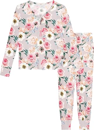Posh Peanut Adult Pajamas Set - Soft Bamboo Nightwear PJs
