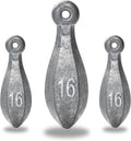 BLUEWING Bank Sinker Fishing Weights - Durable Teardrop Lead