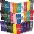 Pickmesh 60 Pcs Employee Appreciation Travel Tumblers - Bulk Colorful