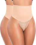 Tummy Control Thong Shapewear for Women - High Waist Girdle