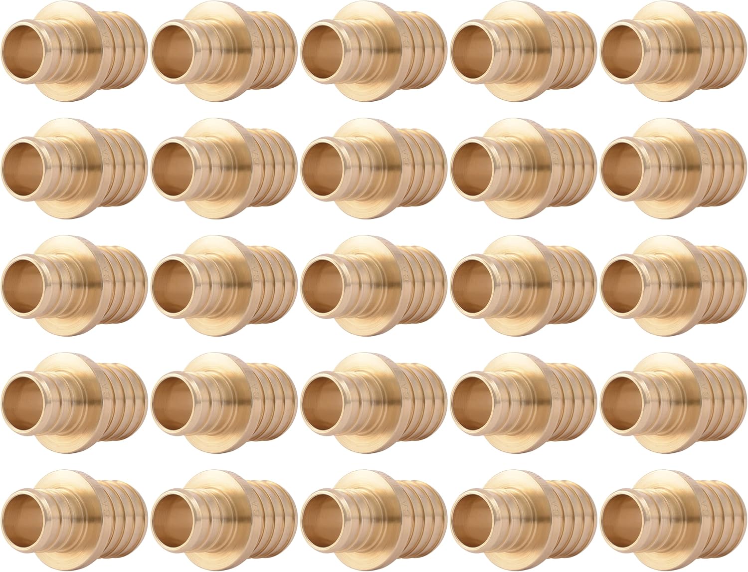 SharkBite Brass Crimp Reducing Coupling for PEX Pipe Connections