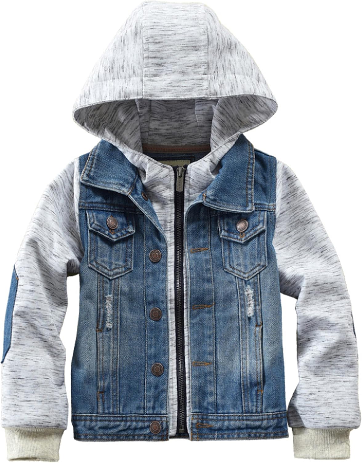 Stylish Kids Hooded Denim Jacket for Boys and Girls Outerwear