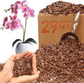 Orchid Bark Potting Mix 29QT - Natural Pine Bark & Perlite Blend
