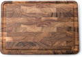 End Grain Acacia Cutting Board 20 x 14 in - Durable Prep & Juice