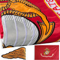 Embroidered Double Sided Marine Corps Flag 3x5 - Heavy Duty Outdoor
