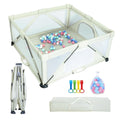 Baby Playpen Foldable 47x63 in Play Yard - Portable Large Playpen