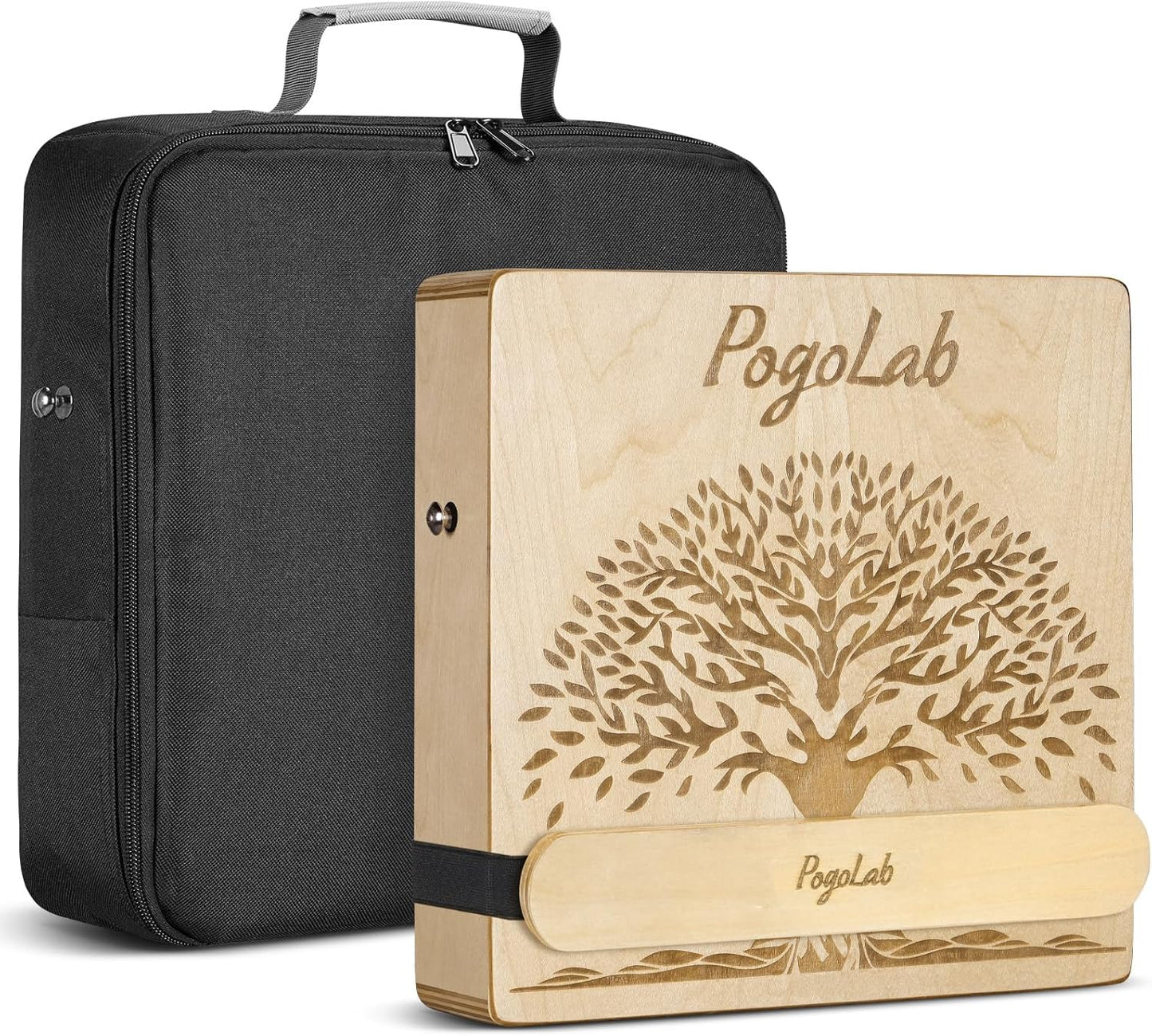 Portable Cajon Multi-Tone Travel Drum Box with Storage Bag
