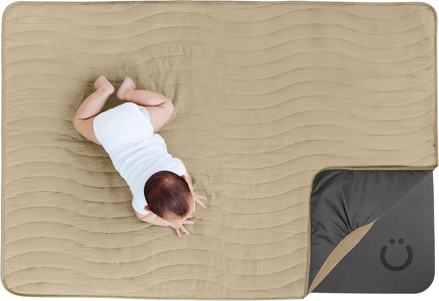 Ubbi Baby Floor Mat - Thick Comfortable Play Mat for Infants