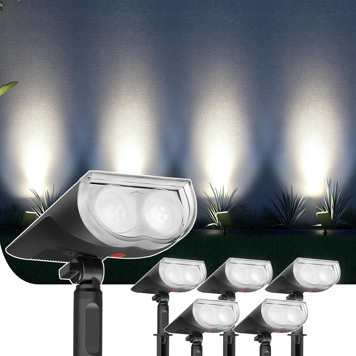 Linkind Solar Lights Outdoor StarRayS for Garden and Landscape