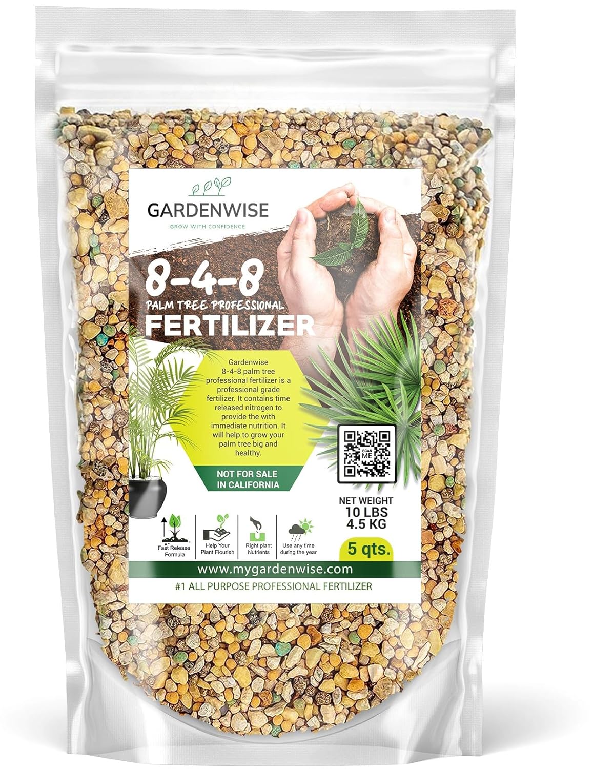 8-4-8 Professional Palm Tree Fertilizer for Vibrant Growth