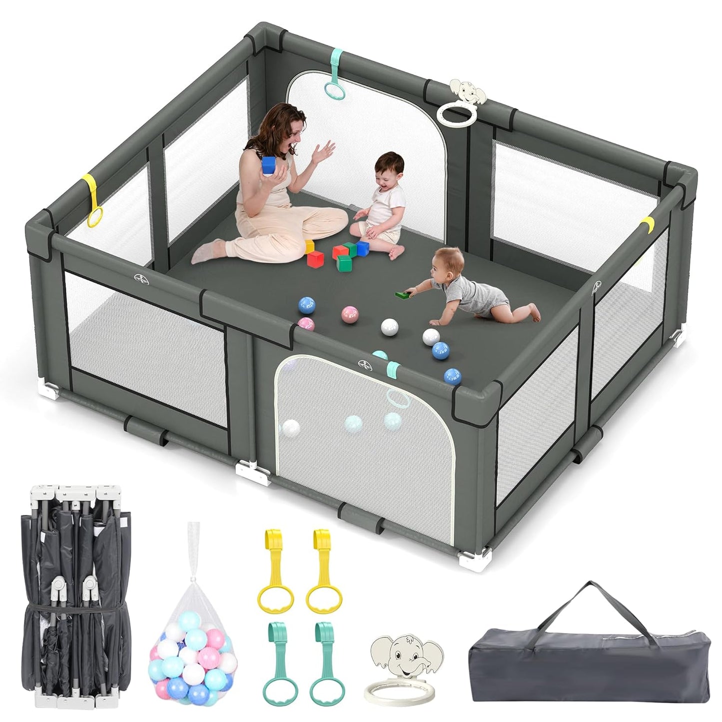 Tolead Foldable Playpen for Babies: Safe, Portable, and Easy