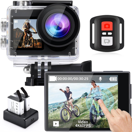 icefox 4K Action Camera: Underwater EIS with App Support