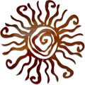 Wacky Sun Metal Wall Art for Indoor and Outdoor Decor