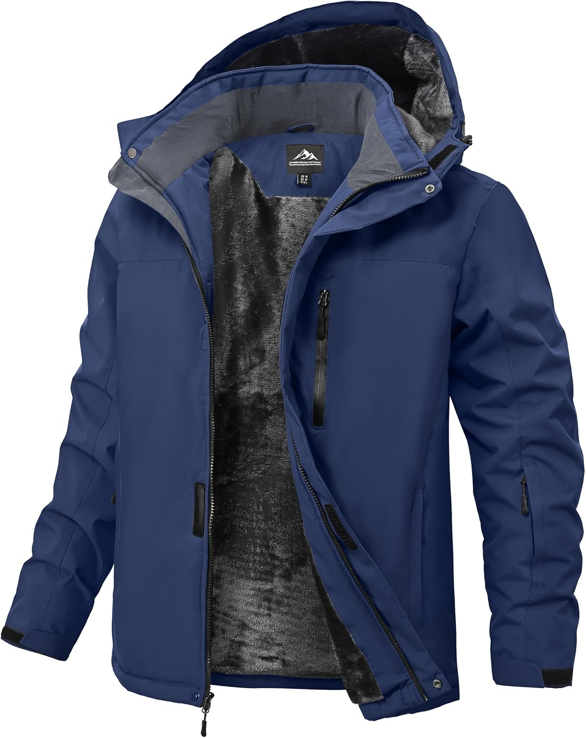 Mens Winter Snow Jacket Waterproof Insulated Ski Coat for All Weather