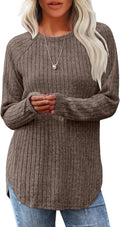 Saloogoe Women's Cozy Crewneck Sweater