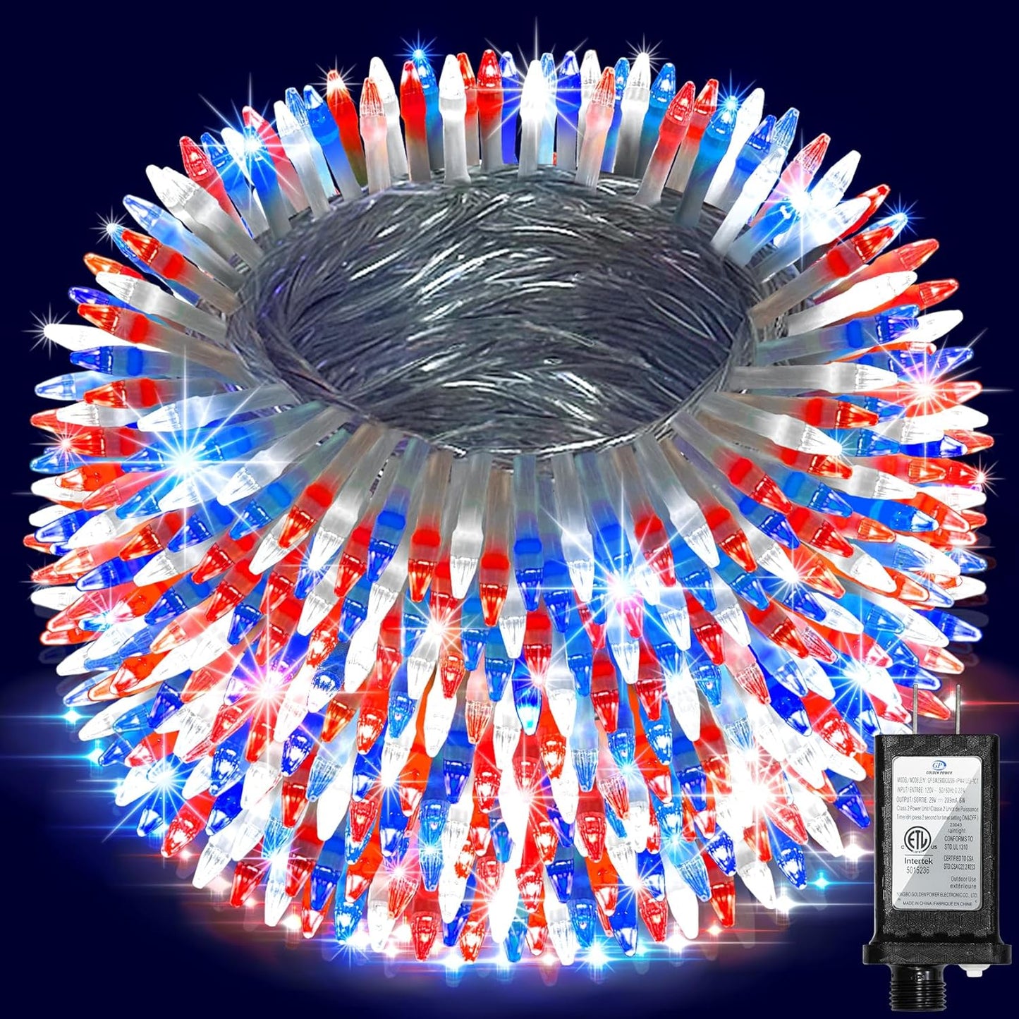 750 LED Christmas Lights for Outdoor Decor with 12 Modes