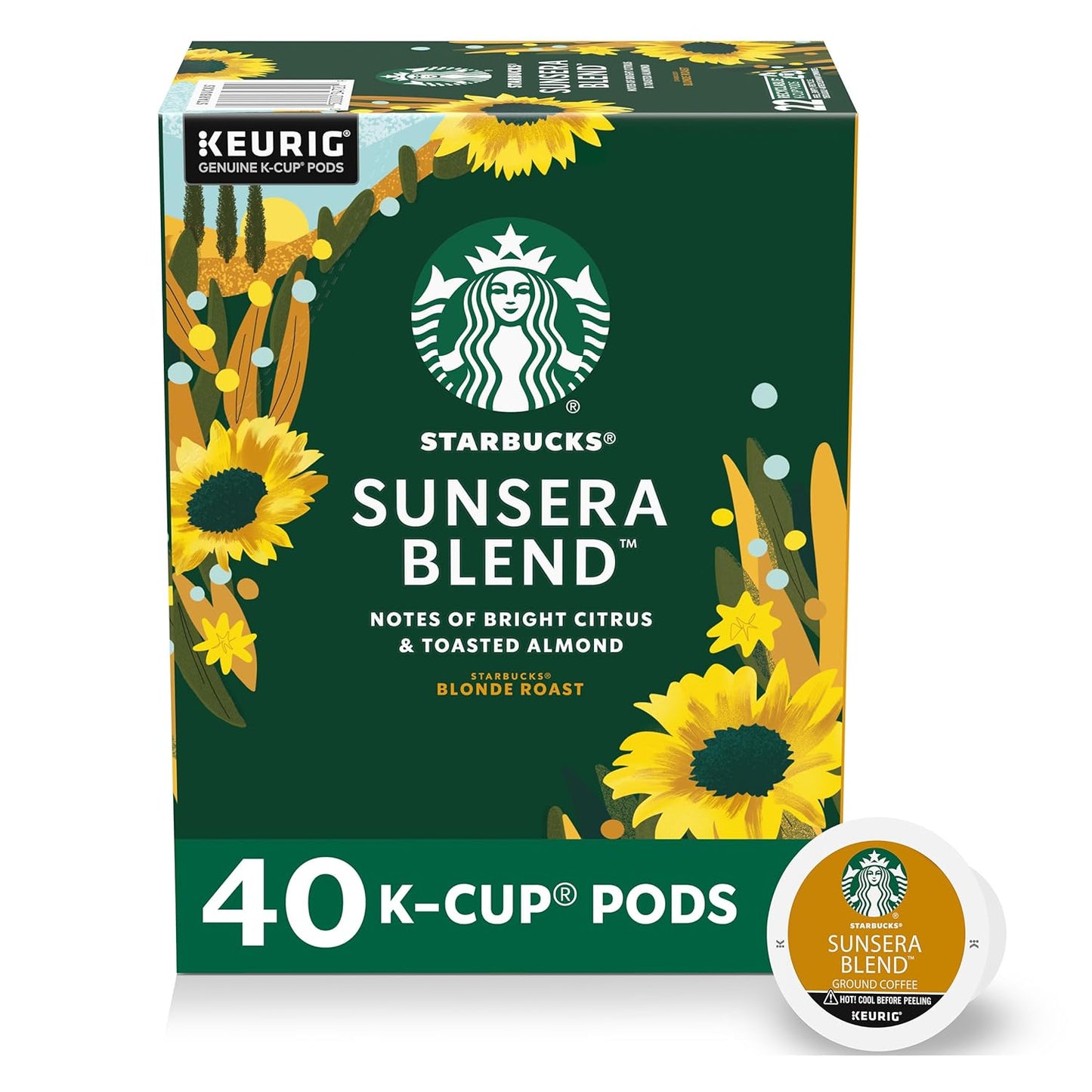 Starbucks K-Cup Coffee Pods Sunsera Blend for Keurig Makers