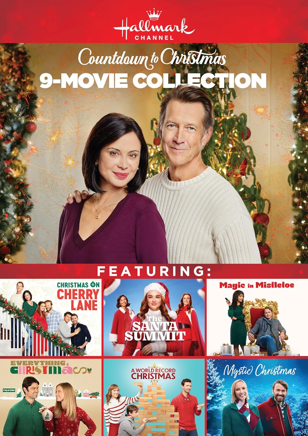 Hallmark Countdown to Christmas 9-Movie Collection for Holiday Cheer
