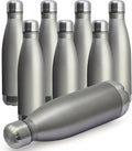 17oz Vacuum Insulated Water Bottle 8 Pack - Cold Gray 24H