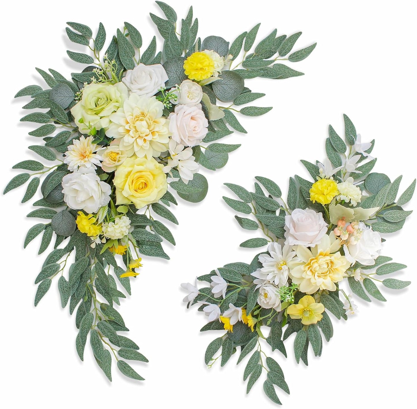 Faux Flowers Wedding Welcome Signs Floral for Stunning Decor