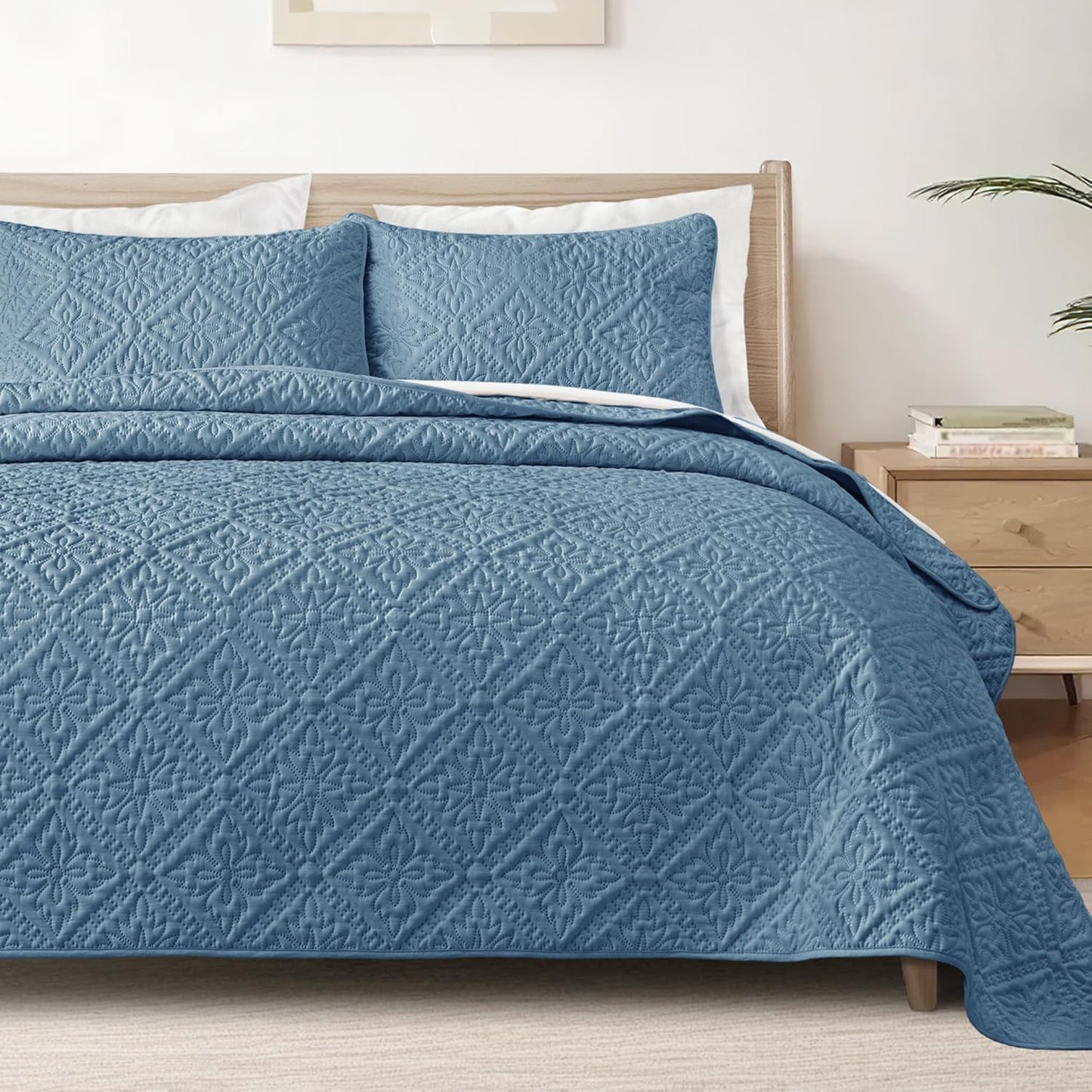 Exclusivo Mezcla Queen Quilt Set for All Seasons, Soft & Stylish