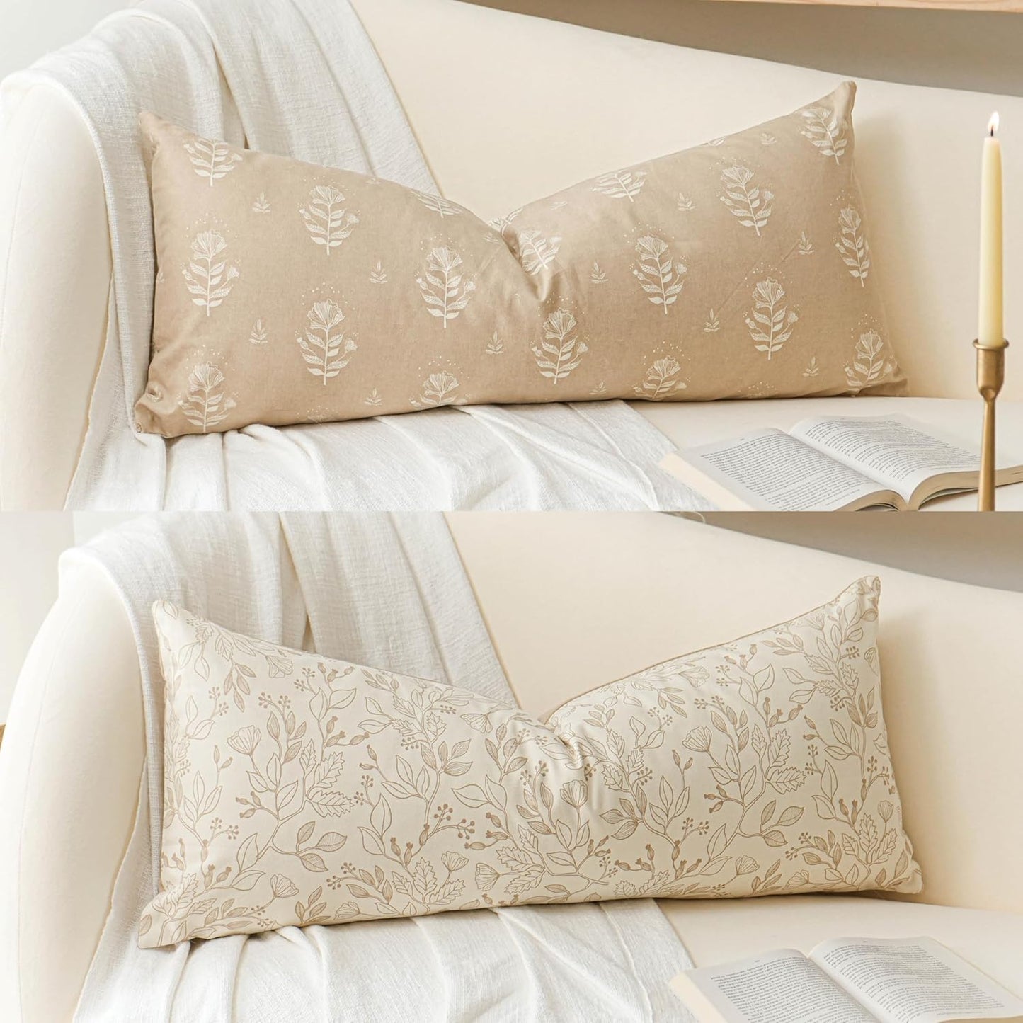 Farmhouse Decorative Throw Pillow Cover for Cozy Living Spaces