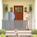 Retractable Dog Gate 60 in Wide Reinforced Mesh Gate - No Sag