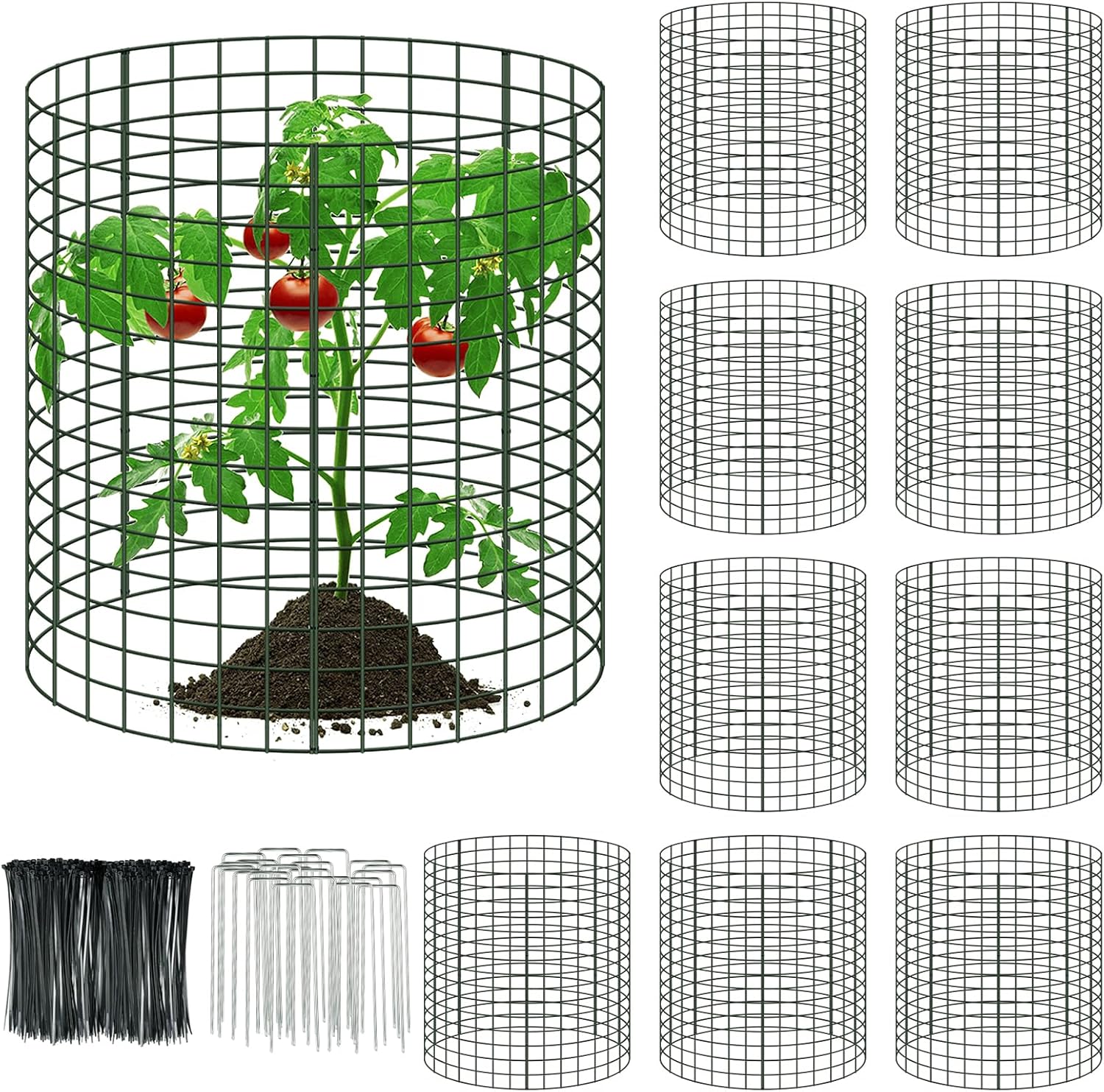 Wire Plant Protectors for Garden Shrubs and Vegetables - 30 PCS