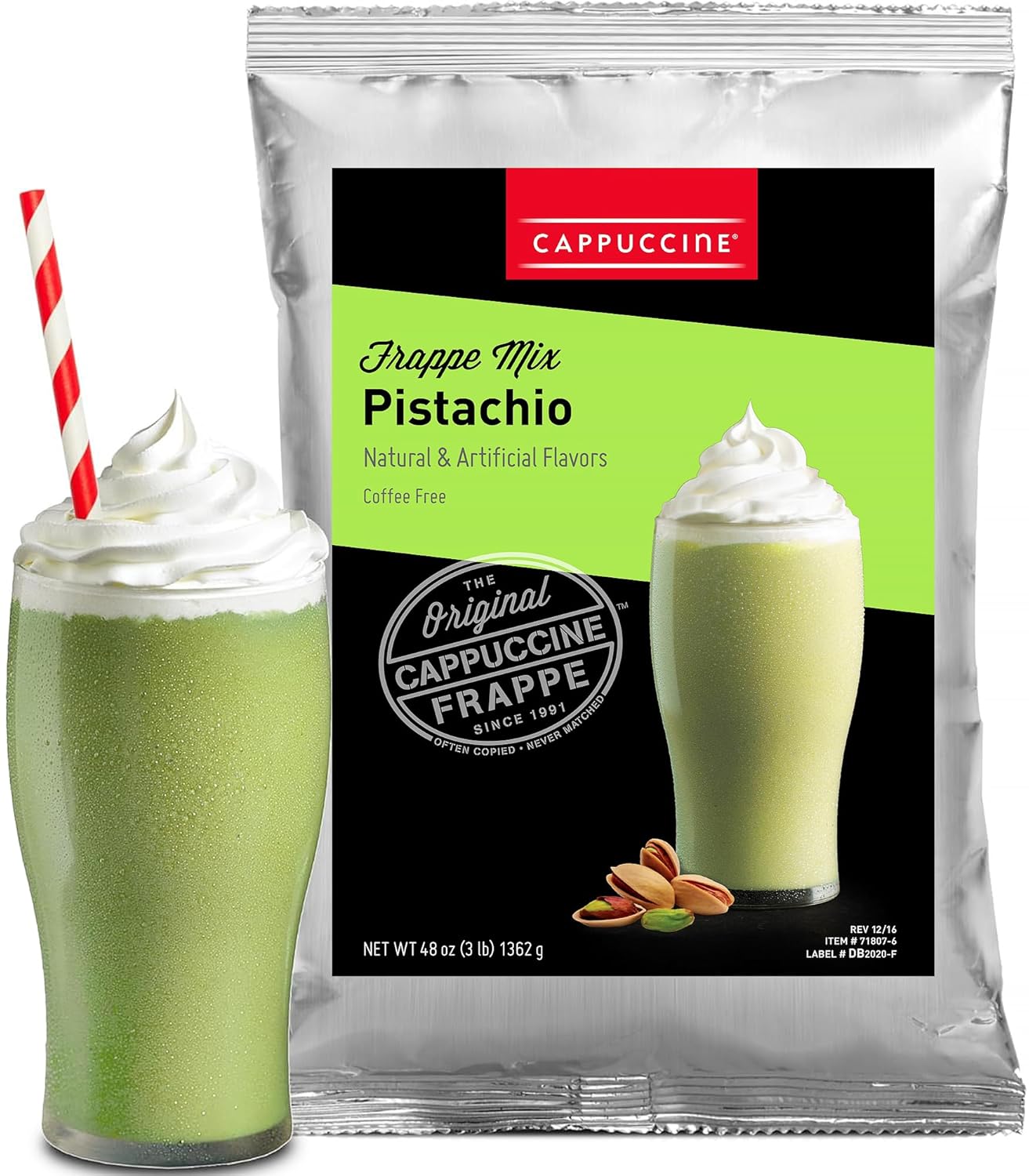 Cappuccine Pistachio Frappe Mix - Deliciously Versatile Treat