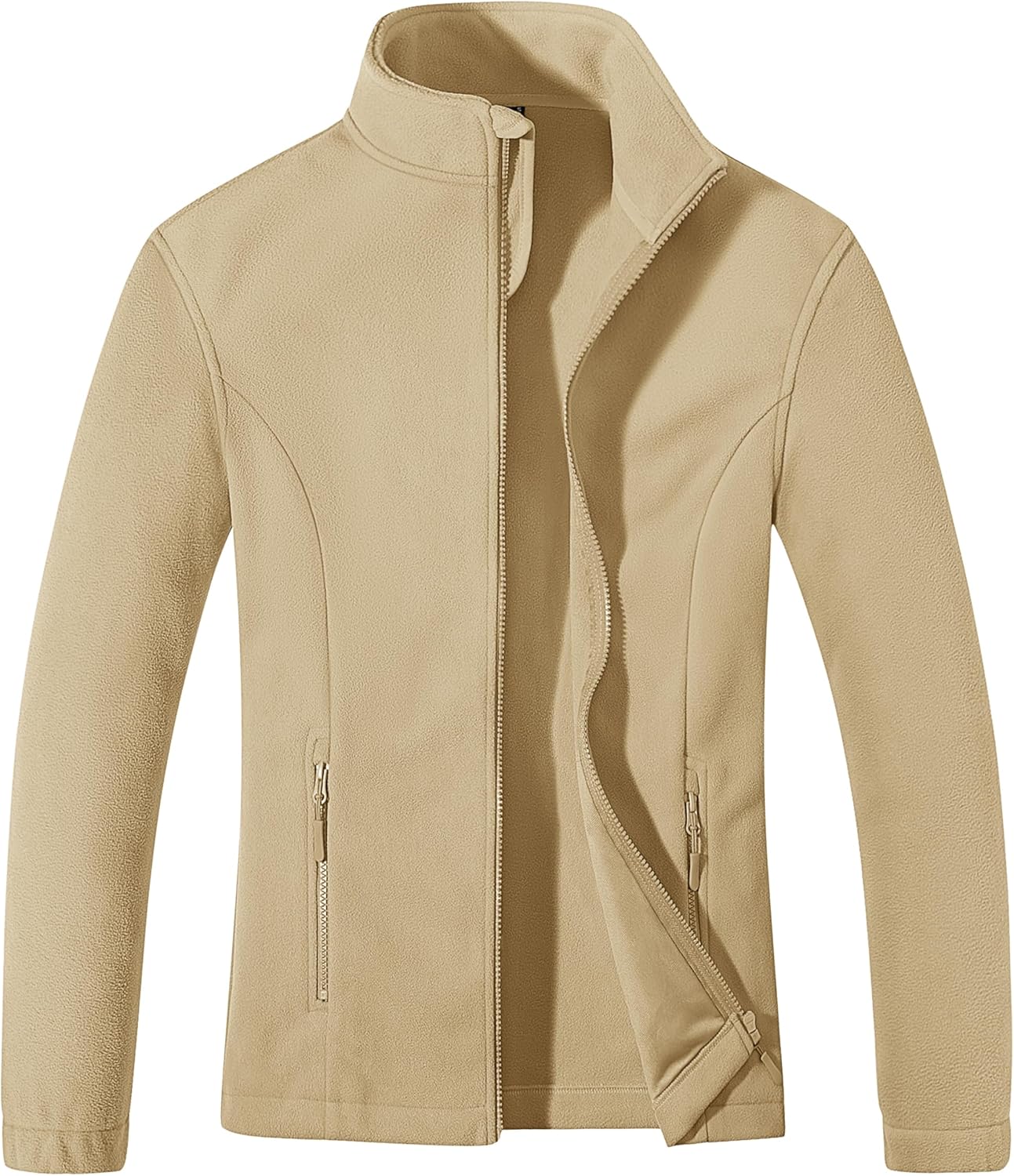 MAGCOMSEN Women's Fleece Jacket Zip Up Coat for Winter Wear