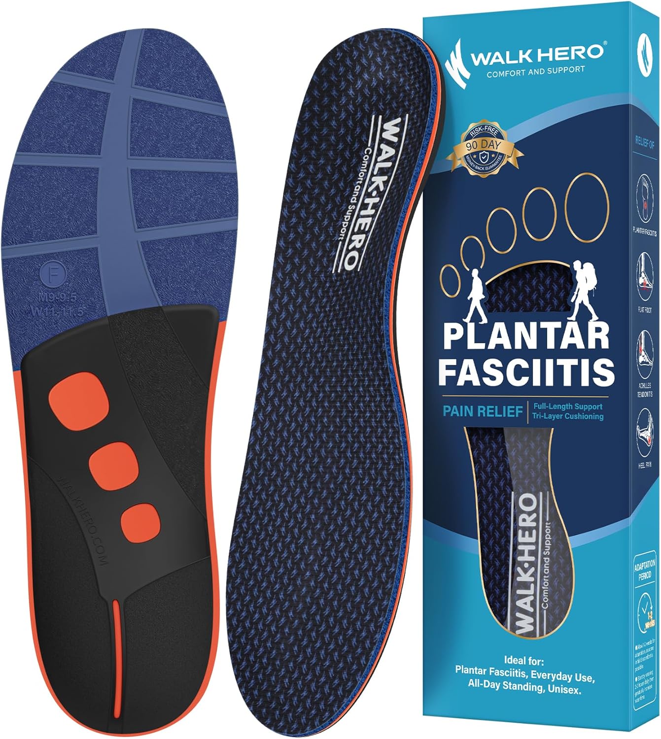 Ultimate Arch Pain Relief - WalkHero Insoles