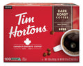 Tim Hortons Dark Roast Coffee K-Cup Pods for Keurig Machines