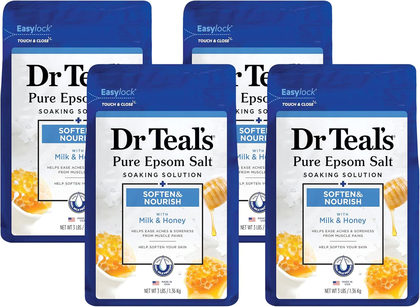 Dr Teal's Epsom Salt Soaking Solution for Relaxation and Care