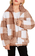Full Zip Fleece Jacket for Girls by Arshiner for Cozy Winters