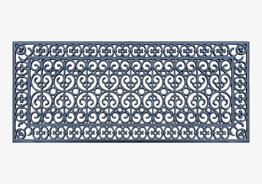 Large Doormat 24x57 Natural Rubber for Entryway and Patio