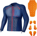 Mesh Motorcycle Shirt Jacket with CE Level 2 Armor - Breathable