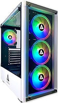 Apevia Genesis-WH Mid Tower Gaming Case - Dual Tempered Glass