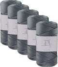 Polyester Macrame Cord 2mm 5 Skeins 250 yd Each - Large Length
