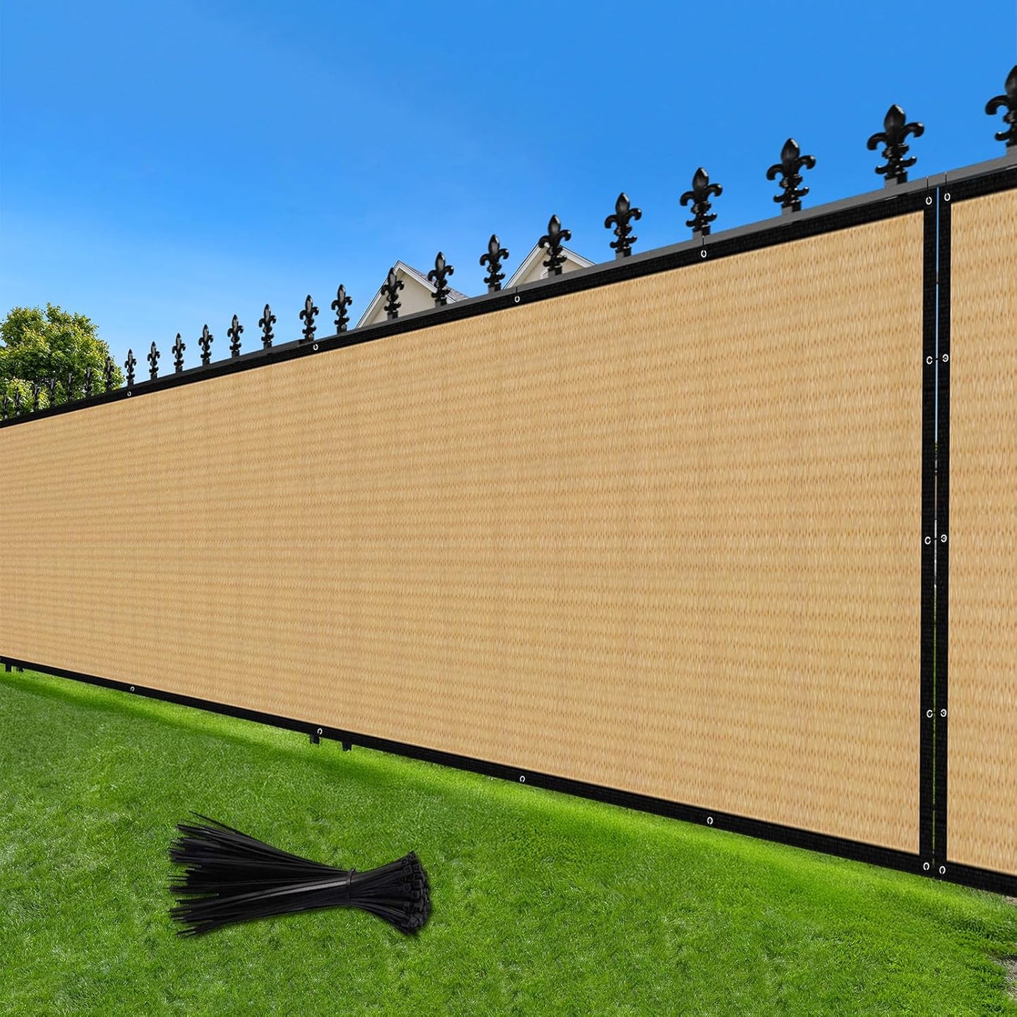 LOVE STORY 8ftx146ft Fence Privacy Screen for Outdoor Spaces