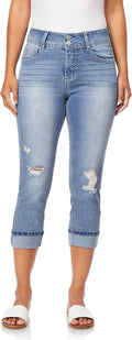 Angels Forever Young Curvy Crop Jeans for Women - Stylish Fit