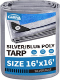 TARPAL Tarp 16x16 ft Waterproof Heavy-Duty Tarp - Durable Outdoor