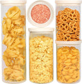 Glass Food Storage Jar Set with Silicone Framed Lids - Airtight